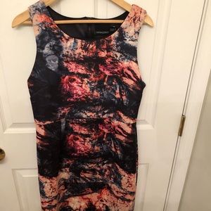 Fun patterned dress- size 10